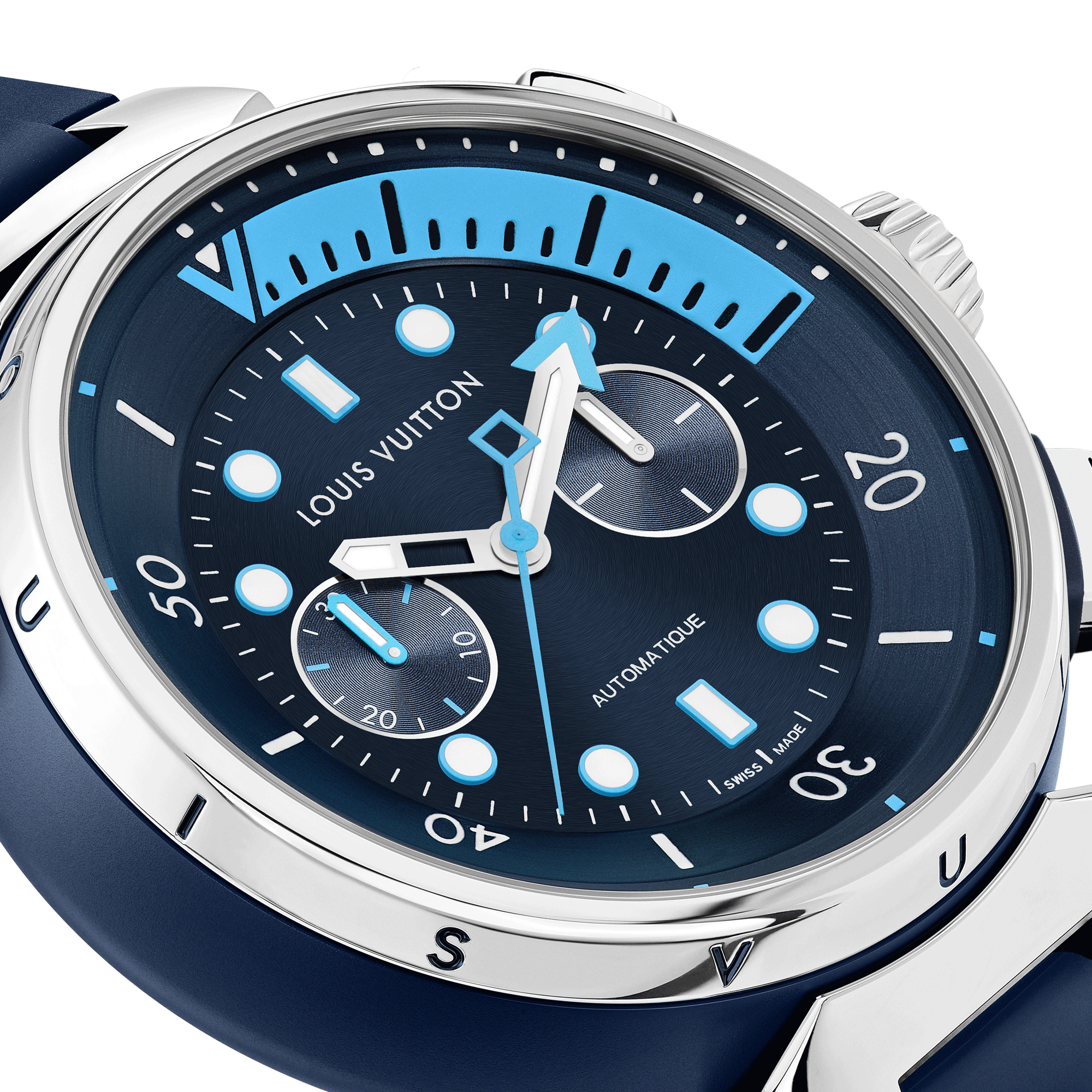 Tambour Street Diver Chronograph, Automatic, 46mm, Steel - All